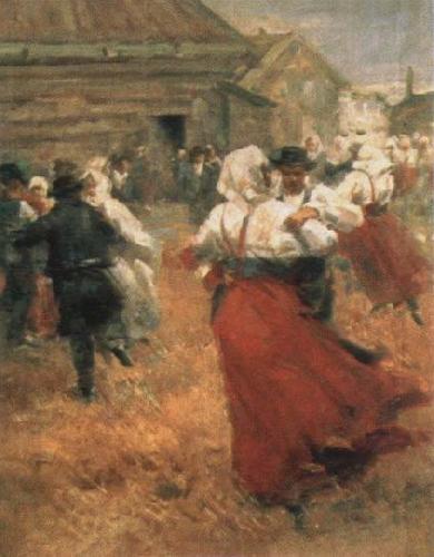 Anders Zorn country festival China oil painting art